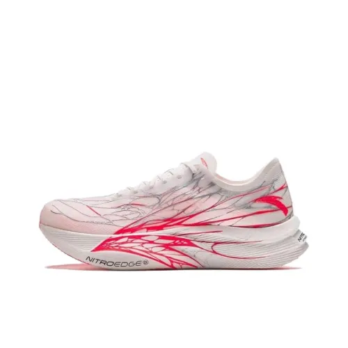 ANTA C202 5 GT Slip-resistant Abrasion-resistant Low Top Беговые кроссовки Женские Розовый Серый