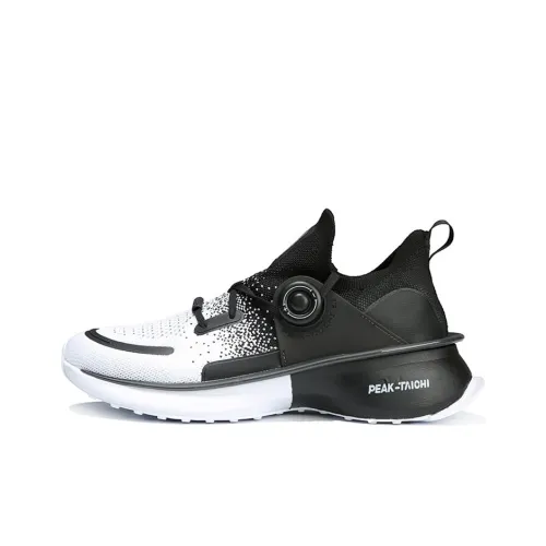 PEAK Tai Ji2,0 Амортизаторы Slip-on Устойчивый к истиранию Низкий Топ Тайцзи Беговые кроссовки Мужской Черный Белый