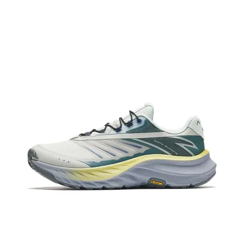 ANTA Explore the wilderness Устойчивый к истиранию Дышащий Легкий Низкий Топ Повседневные Беговые кроссовки Мужские Холодный Зеленый