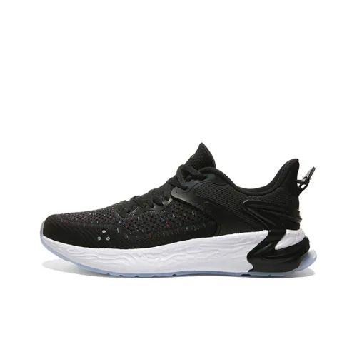 PEAK Slip-resistant Abrasion-resistant Cushioning Lightweight Breathable Low-Top Running Shoes Men's Black PEAK Противоскользящий Устойчивый к истиранию Амортизация Легкий Дышащий Низкий Топ Беговые Кроссовки Мужские Черные