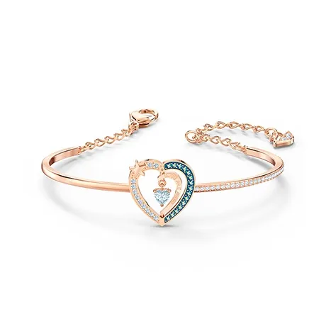 Swarovski Starry Night Искусственный кристалл Камень Браслеты Женские Синий