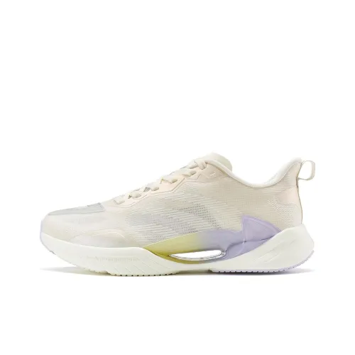 PEAK Flying Feather 4 Low Топ Беговые кроссовки Женские Холщовый белый