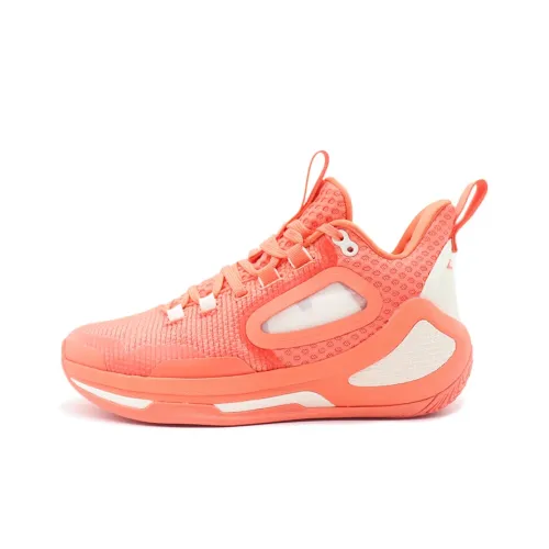 ANTA Alien 3 Slip Устойчивый к истиранию MID Баскетбольные кроссовки для игры Мужской Красный Белый Золото