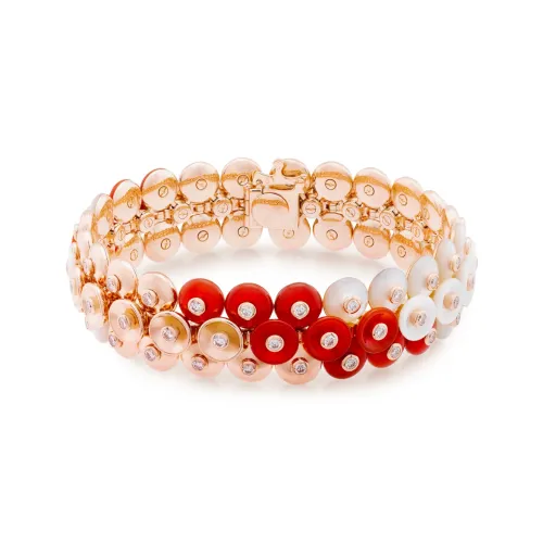 Van Cleef Arpels 18К Белое золото Браслеты Женские Розовое золото