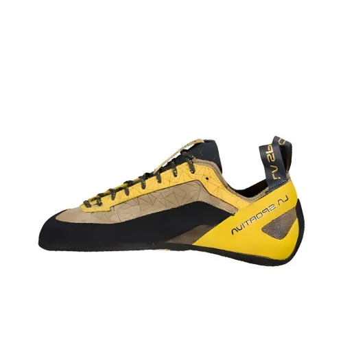 LA SPORTIVA Slip-resistant Abrasion-resistant Low Top Climbing Shoes Unisex Yellow LA SPORTIVA Противоскользящая Устойчивая к истиранию Низкий Топ Карабинер Обувь Унисекс Желтый