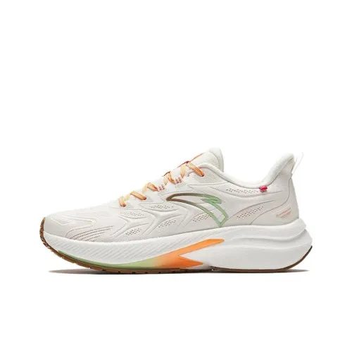 ANTA Rocket 5,0 Амортизирующие подошва противоскользящие низкий топ беговые кроссовки женские белые желтые