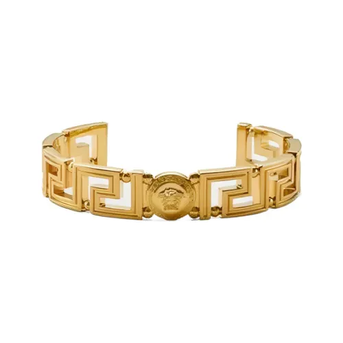 VERSACE Латунные браслеты, золотые, унисекс
