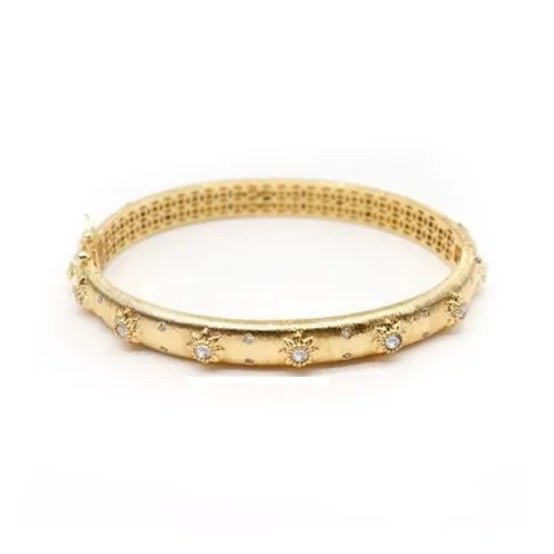 CARAT'S DIARY Золотой браслет-манжета Напульсник Ювелирные украшения Girlfriend Признание в любви Любовь Подарочный набор Унисекс Пара Женские