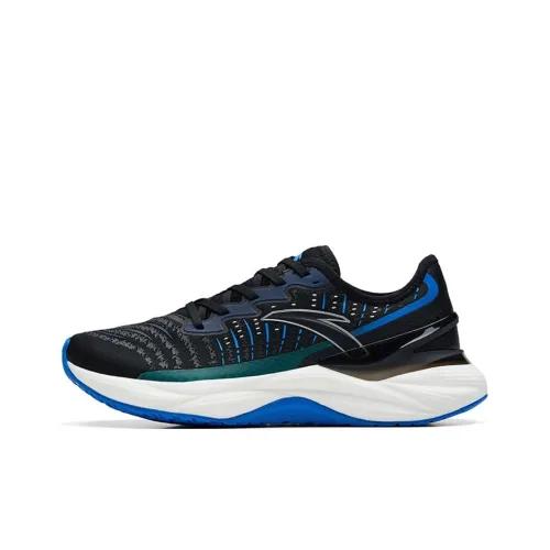 ANTA Tron 2,0 Low Топ Беговые кроссовки Мужской Черный Синий Лето