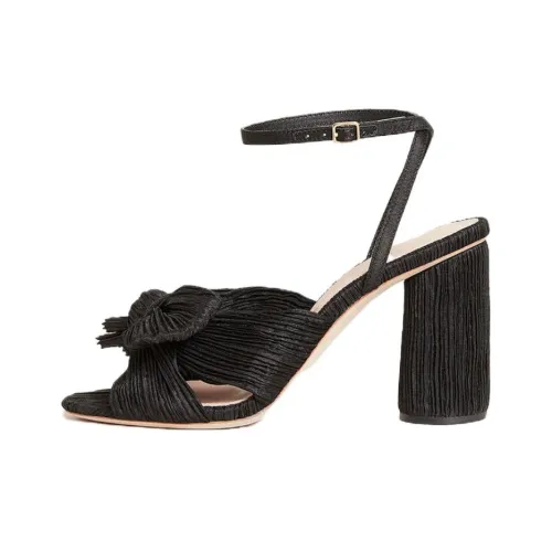 Loeffler Randall Camellia One Strap Sandals 9cm Women's Black Лоффер Рандалл Камелия One Ремешок Сандалии 9 см Женские Черные