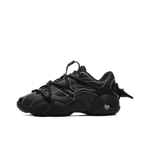 PEAK State Pole 6371 Низкий Топ Повседневная Обувь Женская Чисто Черный