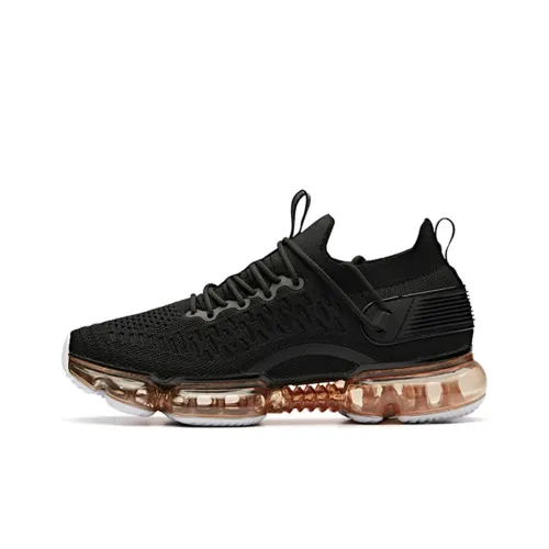 Anta SEEED Амортизирующие подошвы Устойчивые к истиранию Дышащие Низкий топ Беговые кроссовки Женские Черный