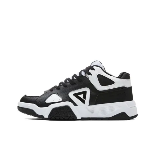 PEAK Star Stone Утепленная обувь Амортизация Устойчивая к истиранию Легкий MID Топ Скейтбординг Кроссовки Унисекс Черный Baymax