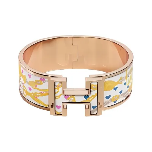 HERMES Эмаль Браслеты Женские Золото