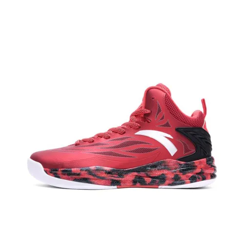 ANTA KT2 Thompson Outdoor 'Красный Alert' Амортизация Износостойкие Низкие Баскетбольные Кроссовки Мужские Красный Черный Белый