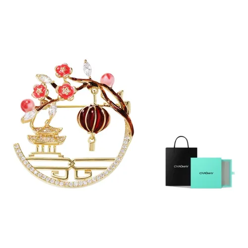 CAROMAY Броши Женские Шампанское золото