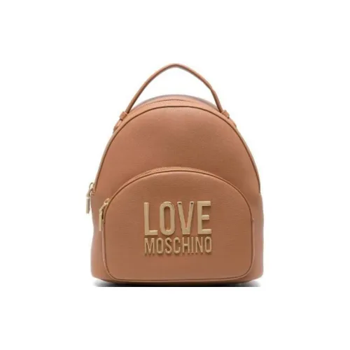 LOVE MOSCHINO Полиуретан Рюкзак Мини Женский Верблюжий Коричневый