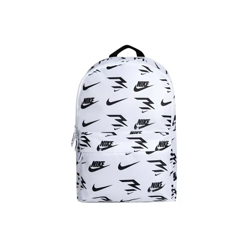 NIKE Рюкзаки Черный/Чисто белый Унисекс