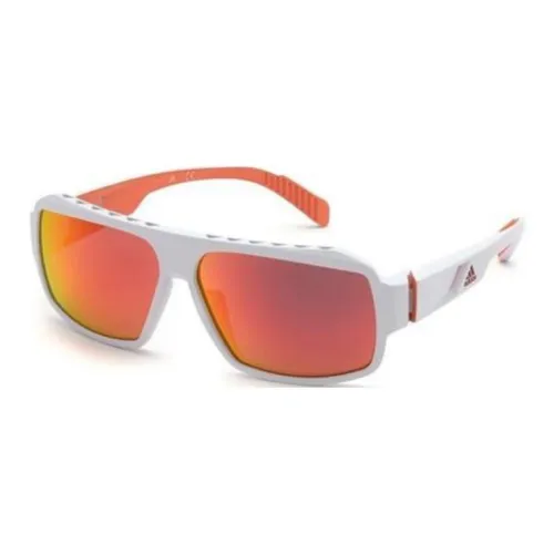 Adidas Plastic Square Sunglasses Men's White Адидас Пластик Квадратные Солнцезащитные очки Мужские Белые