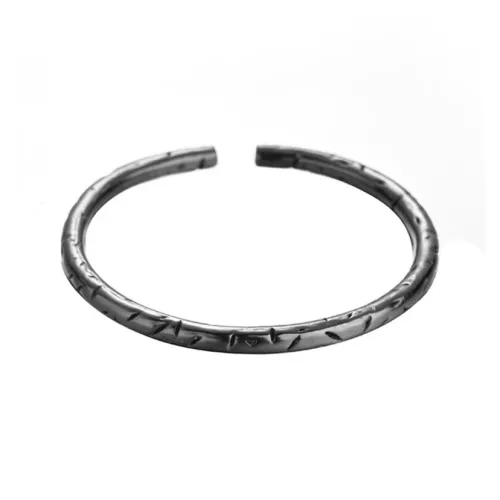Yu Yin Титановый сплав Открытый конец Браслет Мужской