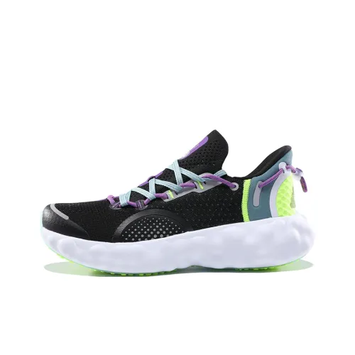 PEAK AI Тайцзи Cloud R1 Night Беговые кроссовки Мужской Черный Белый