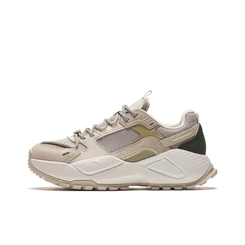 ANTA STAR RIVER Противоскользящий устойчивый к истиранию низкий топ кэжуал женский коричневый