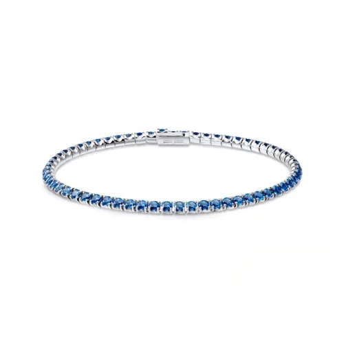 Cartier Браслет Основные Линии Белое Золото, Сапфиры