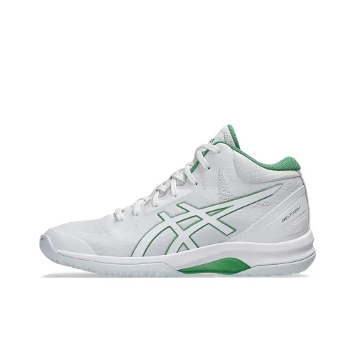 Asics LADY GELFAIRY 9 MID Топ Баскетбольные кроссовки Женские Белый Зеленый