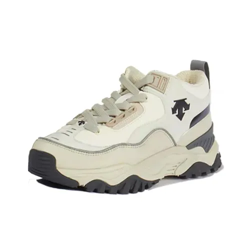 DESCENTE Turbo X Водонепроницаемый Низкий Топ Повседневная Обувь Унисекс Экрю