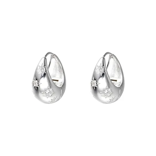 EAR PARTNER 999 Fine Серебряные игольные серьги Женские