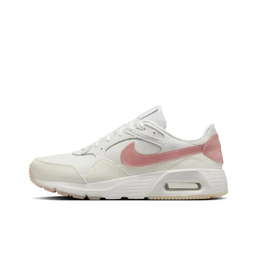 Nike Air Max SC Low Топ Повседневные Беговые Кроссовки Женские Белые Розовые