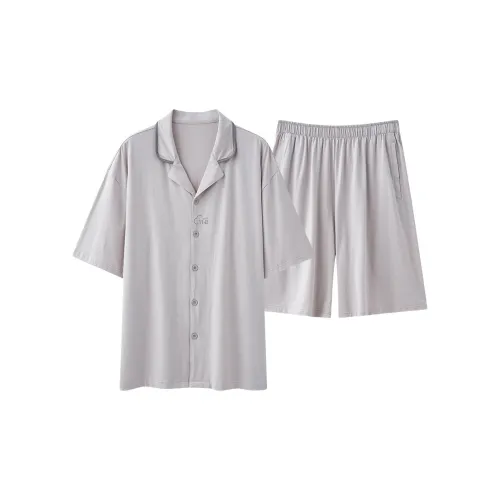 CAIHENGTONG Пижамный комплект Мужской Нейтральный Серый