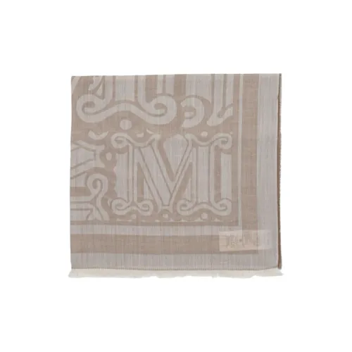 MaxMara Шелковые Шарфы Женские Коричневый