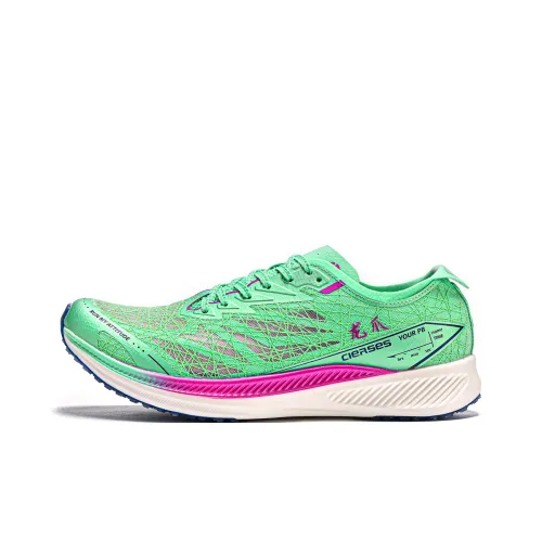 CLERSES Беговые кроссовки Low Top Dream Chasing Cyan Unisex