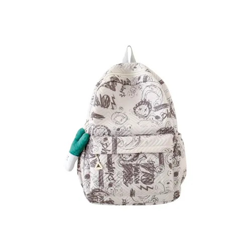 OURFUN Нейлон Рюкзак Унисекс Белый Коричневый Белый Черный Синий Белый Черно-белый Черный Синий