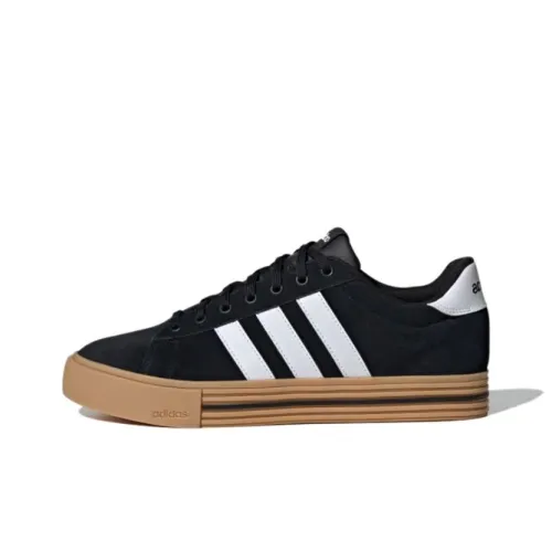 Adidas DAILY 4,0 Slip-resistant Abrasion-resistant Low Top Skateboard Shoes Unisex Black White Yellow Adidas DAILY 4,0 Противоскользящие Устойчивые к истиранию Низкие Кроссовки для скейтбординга Унисекс Черный Белый Желтый