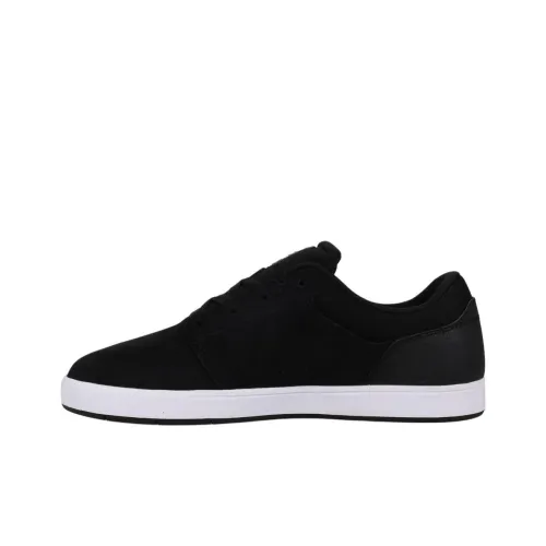 DC Shoes Slip-resistant Abrasion-resistant Low-top Skateboard Shoes Men's Black White DC Shoes Slip-resistant Abrasion-resistant Низкие кеды для скейтбординга Мужские Черный Белый
