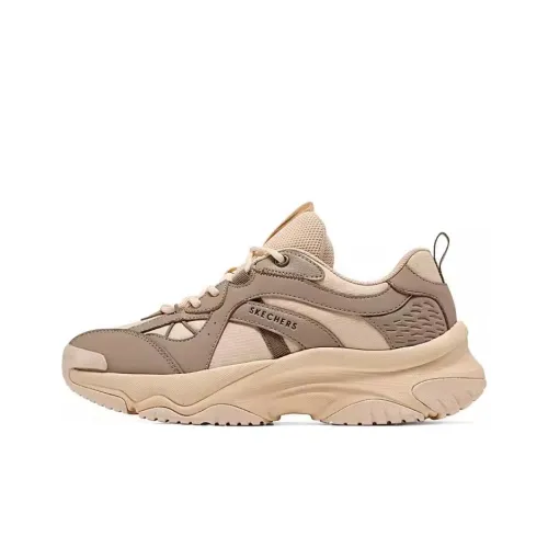 Skechers Street Series Низкий топ массивные кроссовки женские персиково-розовые