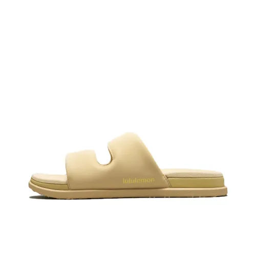 lululemon Restfeel Slide Slip Resistant Abrasion Resistant Слипоны Женские Золотые