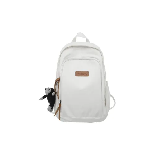 Venerable Brahma Canvas Backpack Unisex White Black Khaki Green Венерабл Брахма Холст Рюкзак Унисекс Белый Черный Хаки Зеленый