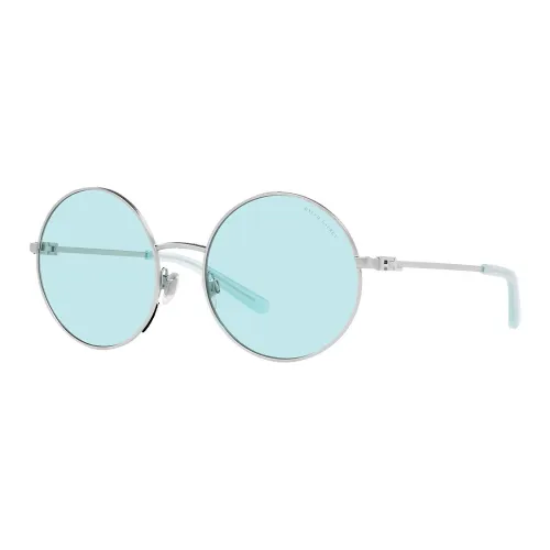 Ralph Lauren Металл Ацетат Круглые Солнцезащитные очки Унисекс Серебряный