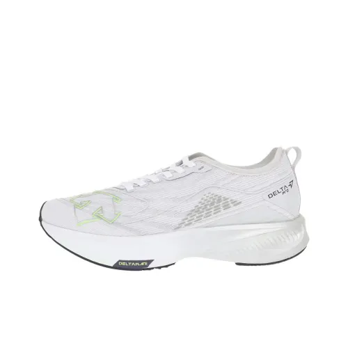 DESCENTE Delta Pro Беговые кроссовки Низкий верх Белый Унисекс