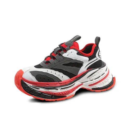 Craftsman Gang Амортизация Высота Увеличение Легкий Низкий Топ Кроссовки с Толстой Подошвой Женские