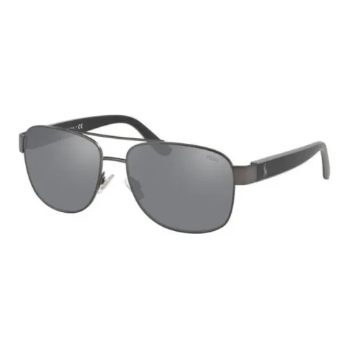 Polo Ralph Lauren Металл Aviator Солнцезащитные очки Мужские Серые
