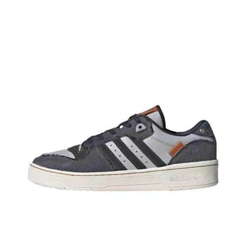 Adidas Originals Rivalry Slip Resistant Abrasion Resistant Низкие Скейтбординг Кроссовки Унисекс Серый