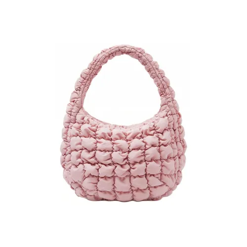 COS Полиэстер Облачная Сумка Плечевая Сумка Стандартная Женская Светло-Розовая