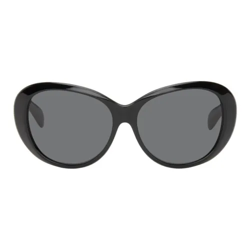 Oliver Peoples Ацетат Бабочка Солнцезащитные очки Унисекс Черный