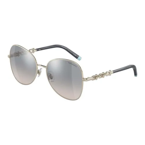 TIFFANY CO. Металл Нерегулярная форма Солнцезащитные очки Женские Золотой