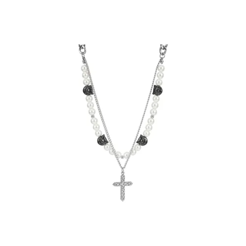 OWO Титановая сталь Ожерелья из жемчужной раковины Унисекс