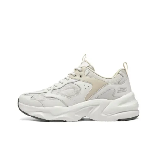 Skechers BOBS BAMINA 2 Low Топ Толстая подошва Кроссовки Мужские Белые